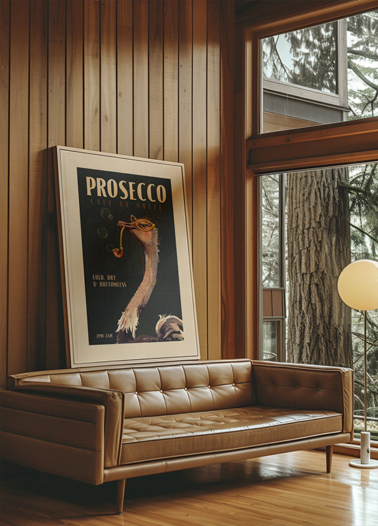 Art Deco Prosecco Wall Art Of strutsijuliste
