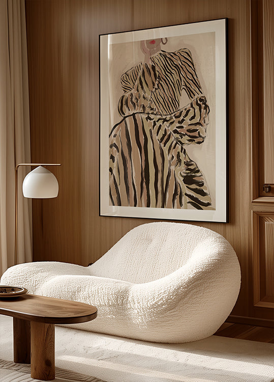 Zebra Elegance -juliste