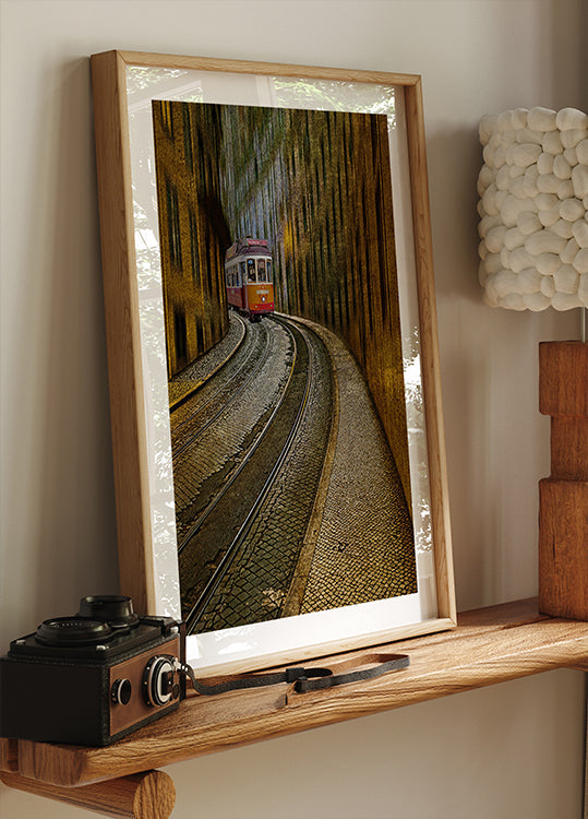 Juliste raitiovaunulla