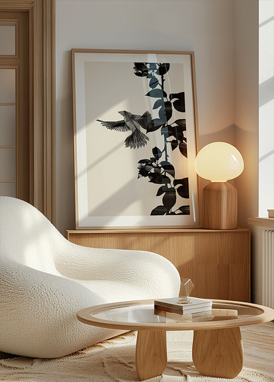 Bird Botanical 20x30 juliste