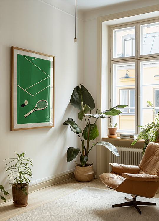 Rosi Feist Lawn Tennis Club -juliste