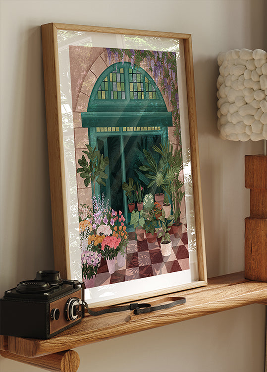 Ranskan kukkakaupan juliste