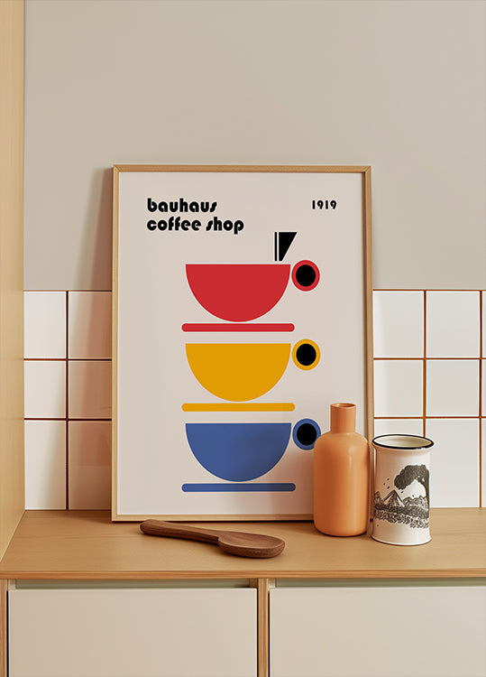 Bauhaus Coffee Minimalist -juliste