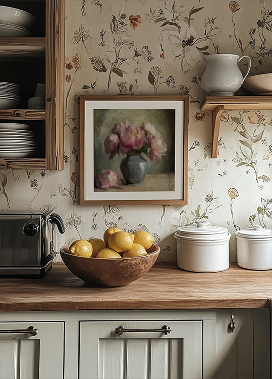 Pivoines A Rose -juliste