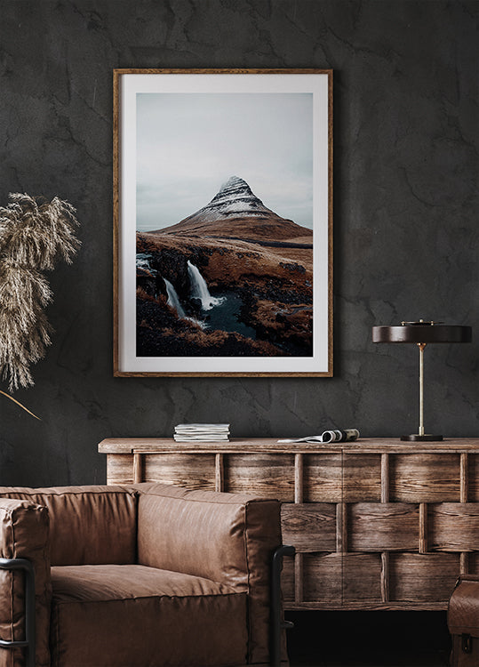 Kirkjufell Mountain and Waterfalls -juliste 