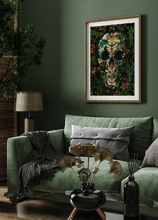 Papillon Skull -juliste