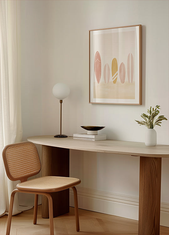 Boho Surfboards Plakat - Posterbox