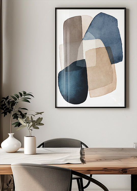 Sinisenruskeat Blocks -juliste