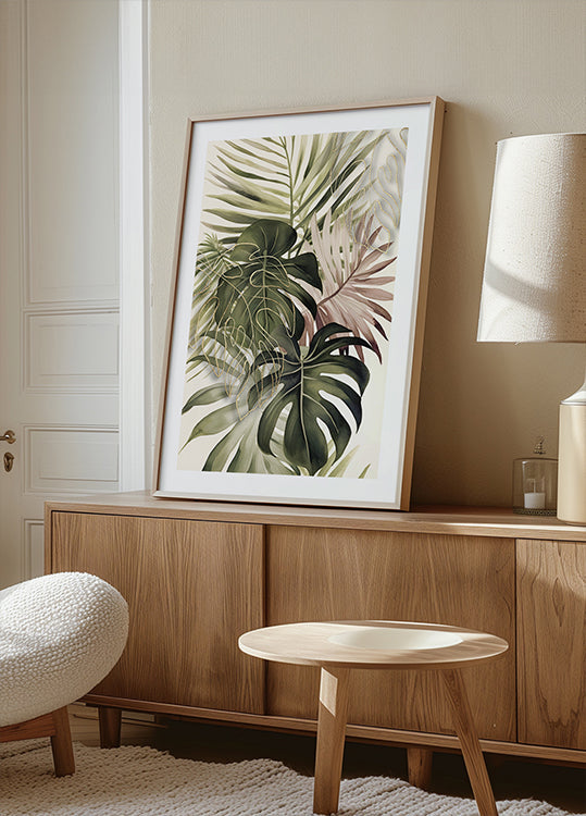 Boho Tropical Bouquet -juliste