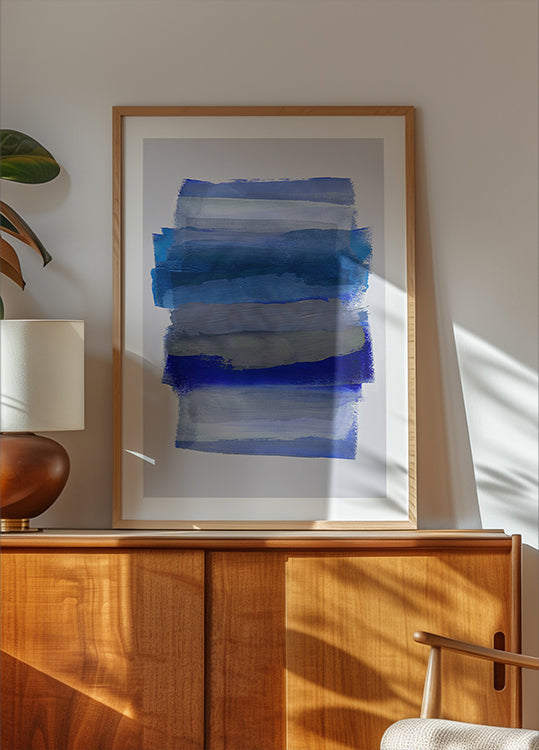 Abstrakti siveltimen vedot 45Y juliste