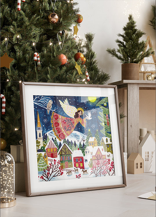 Rauhan enkeli neliön julisteet