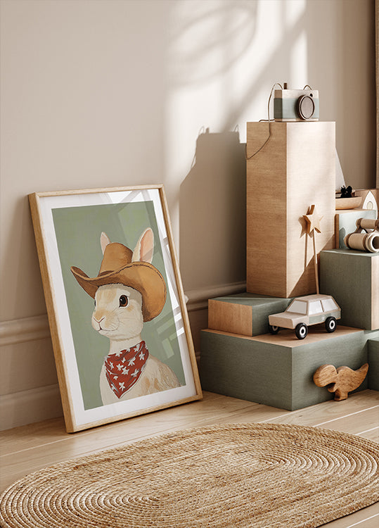 Cowboy Rabbit -juliste
