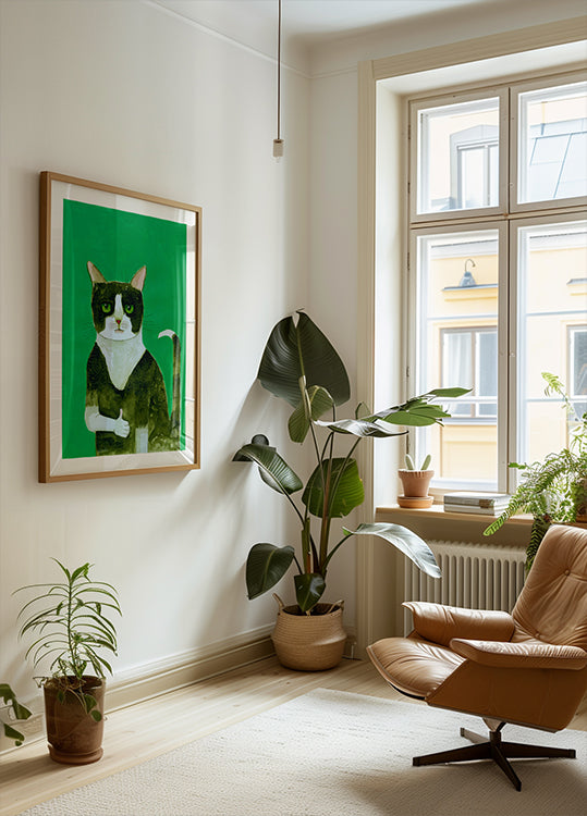 Tuxedo Cat peukku ylös