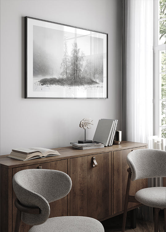 Talvi vuorella Juliste