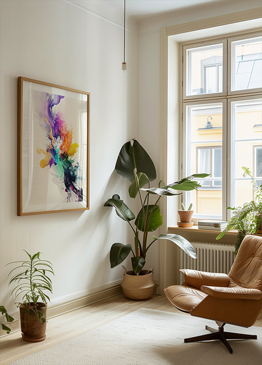 Vibrant Color Burst -juliste