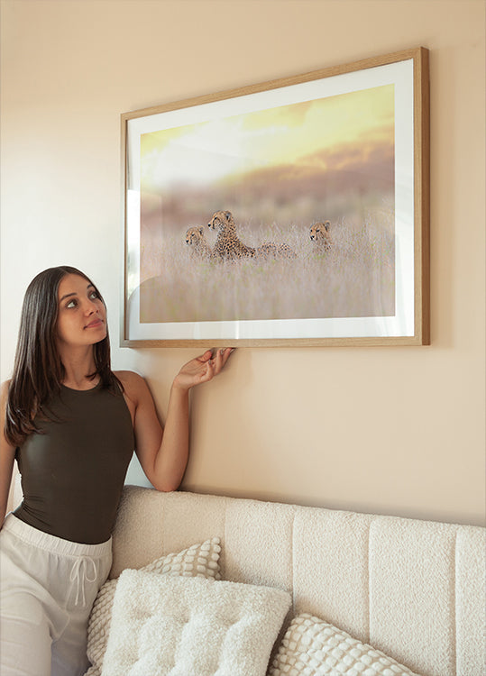 Cheetah Family -juliste