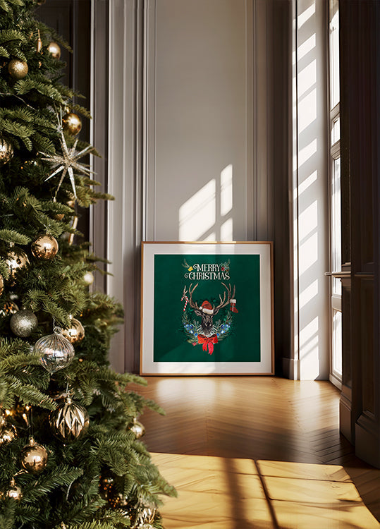 Holiday Stag Cheer -juliste