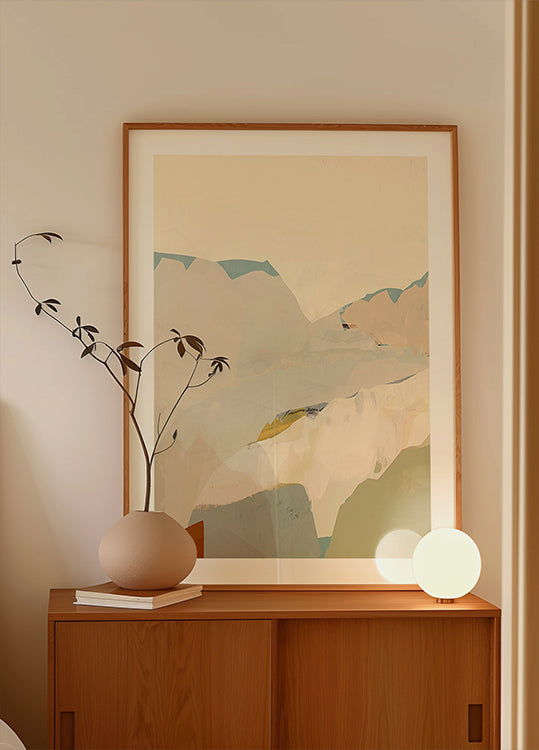 Peachy Mountain Range 2 -juliste