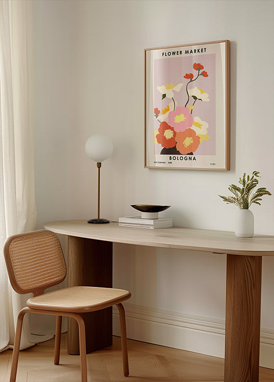 Kukkamarkkinat. Bologna juliste