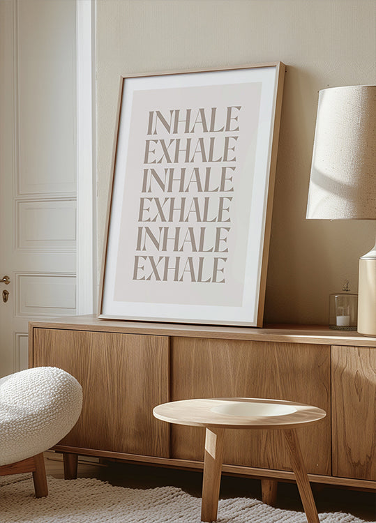 Hengitä uloshengitys -juliste