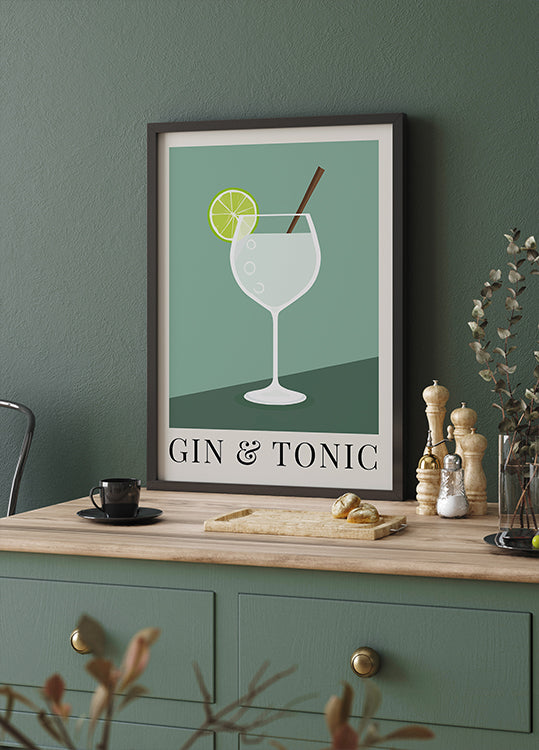 Gin & Tonic -juliste
