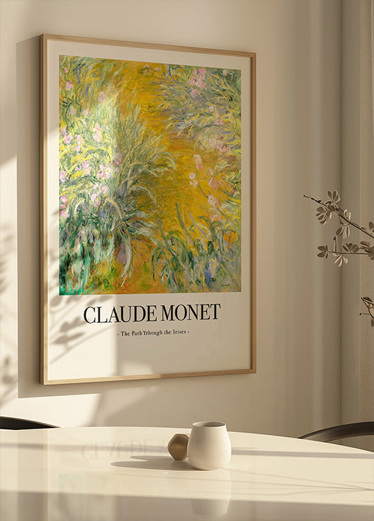 Polku iiristen läpi -juliste