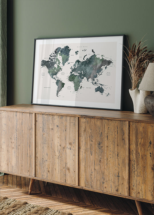 Akvarellimaailman kartta kaupungeilla, Makoa (UUSI)