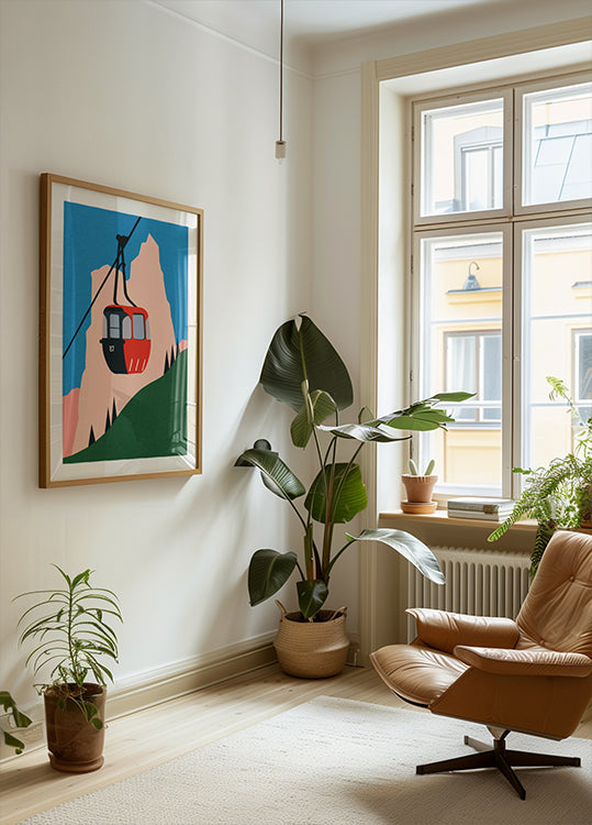 Allgäun Alppien juliste