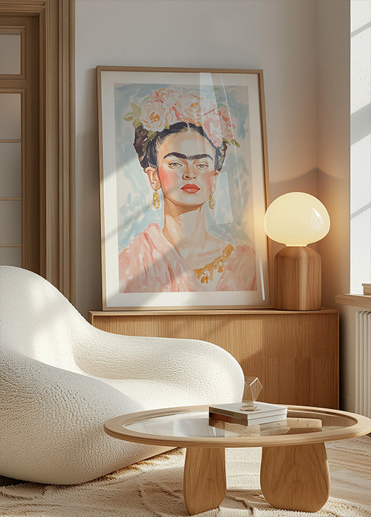 Frida pastellivärinen juliste