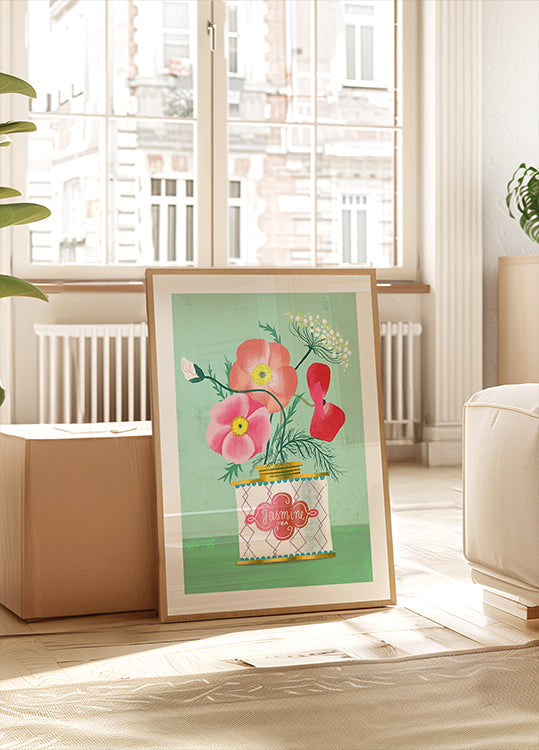 Unikot jasmiiniteessä -juliste