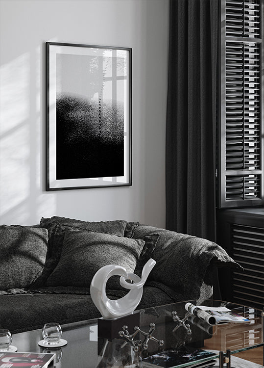 Jalanjäljet lumessa Juliste