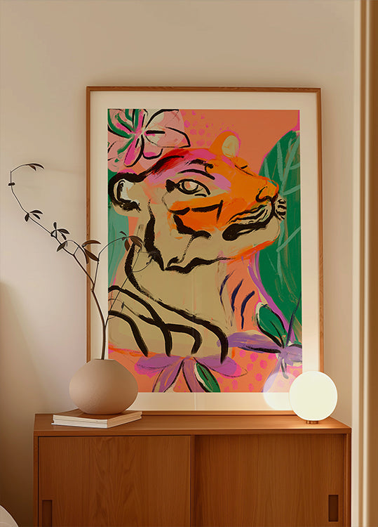 Vilkas Tiger Bloom -juliste