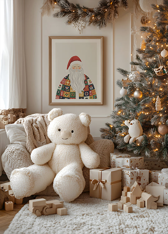 Rauhallinen joulupukki nro 1 -juliste