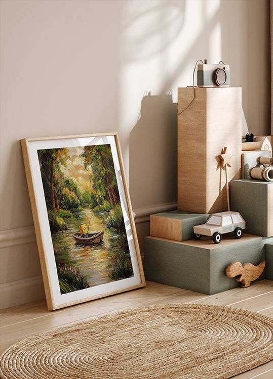 Bob joen rannalla Juliste