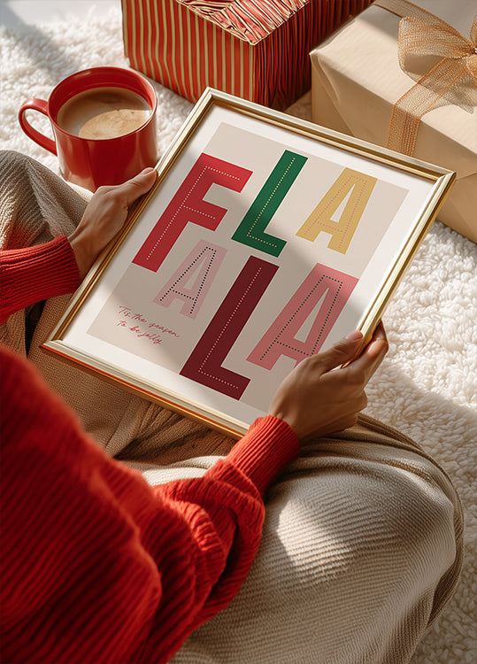 FaLaLa Christmas Season Plakat