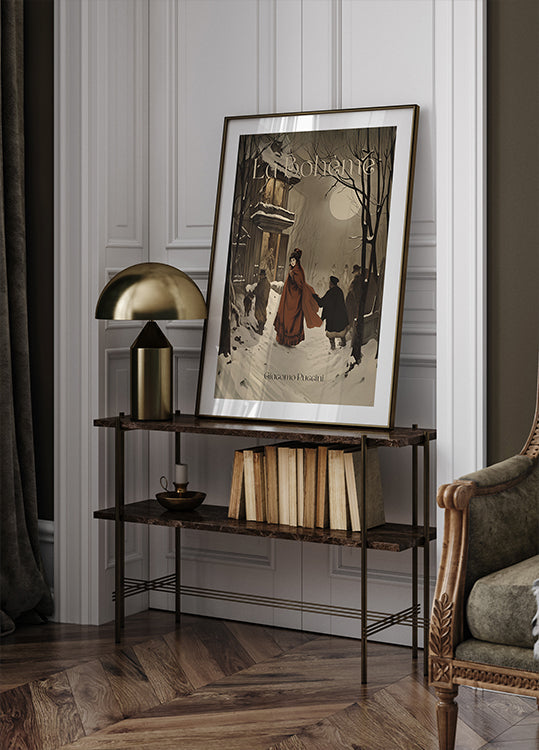 La Bohème -ooppera tallentaa talvijulisteen