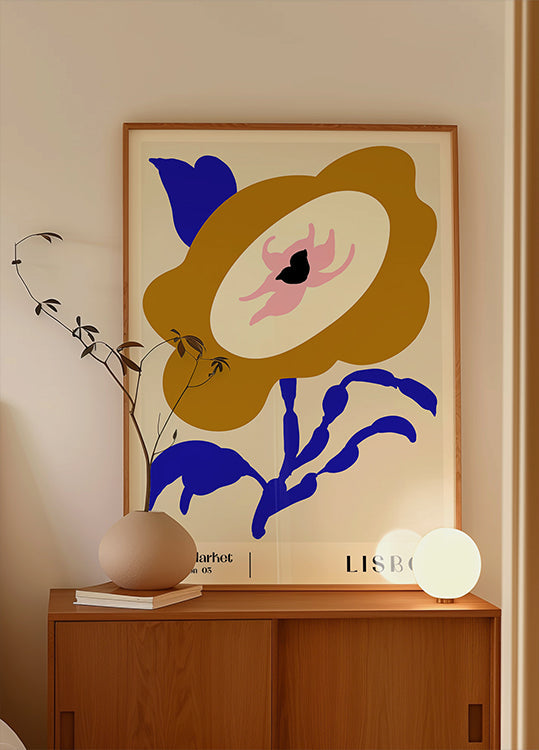 Kukkamarkkinat. Lissabonin juliste