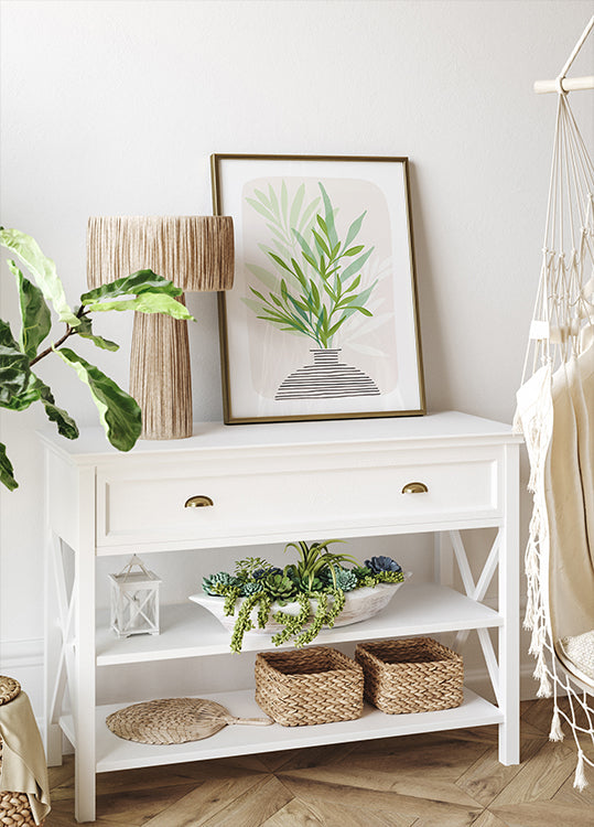 Maalattu Oliivinoksa-asetelmajuliste