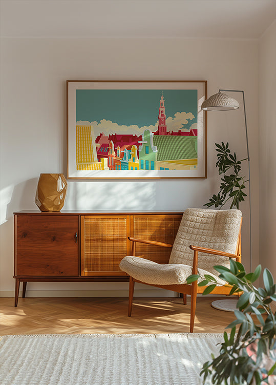 Amsterdam Jordaan Westerkerk -juliste