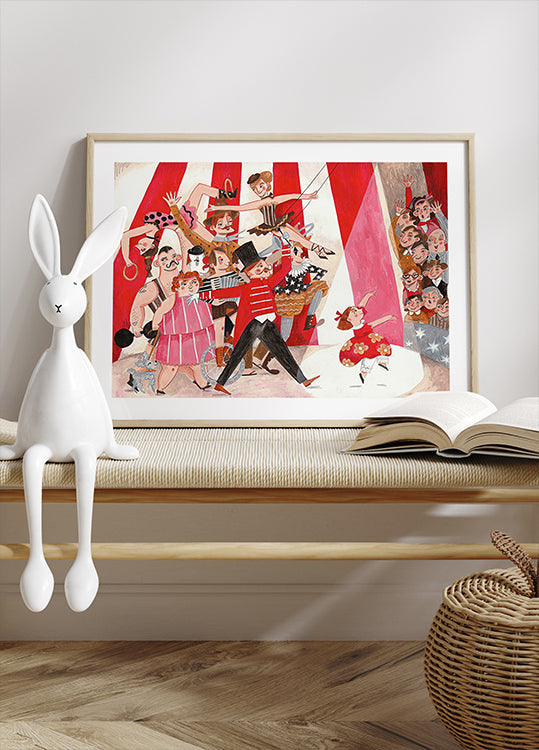 Sirkus kaupungissa Juliste