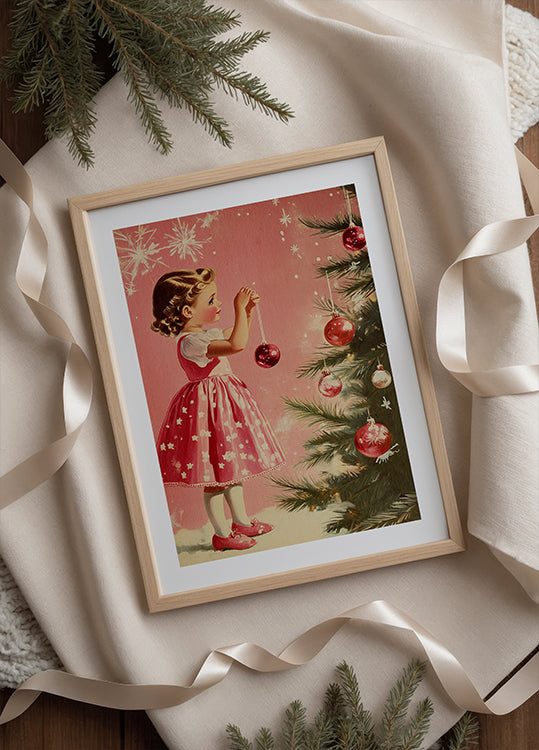 Tyttö koruja juliste