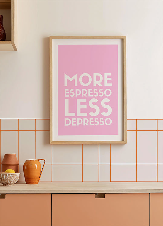 Espresso Depresso -juliste