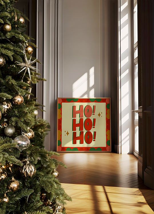 Ho Ho Ho joulujuhlakuvitus (UUSI)