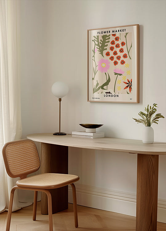 Flower Market Lontoon juliste