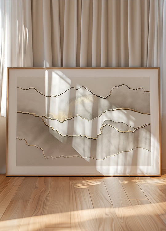 Metallinen maisema nro 3 juliste