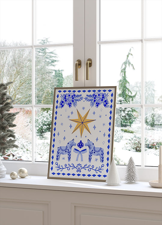 Folk Winter Star -juliste