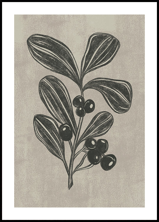 Winter Berry Plakat - Posterbox