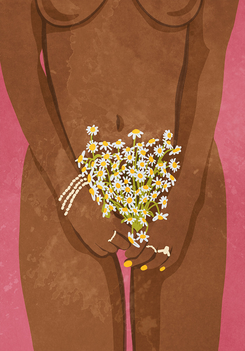 Yllään kukkia juliste