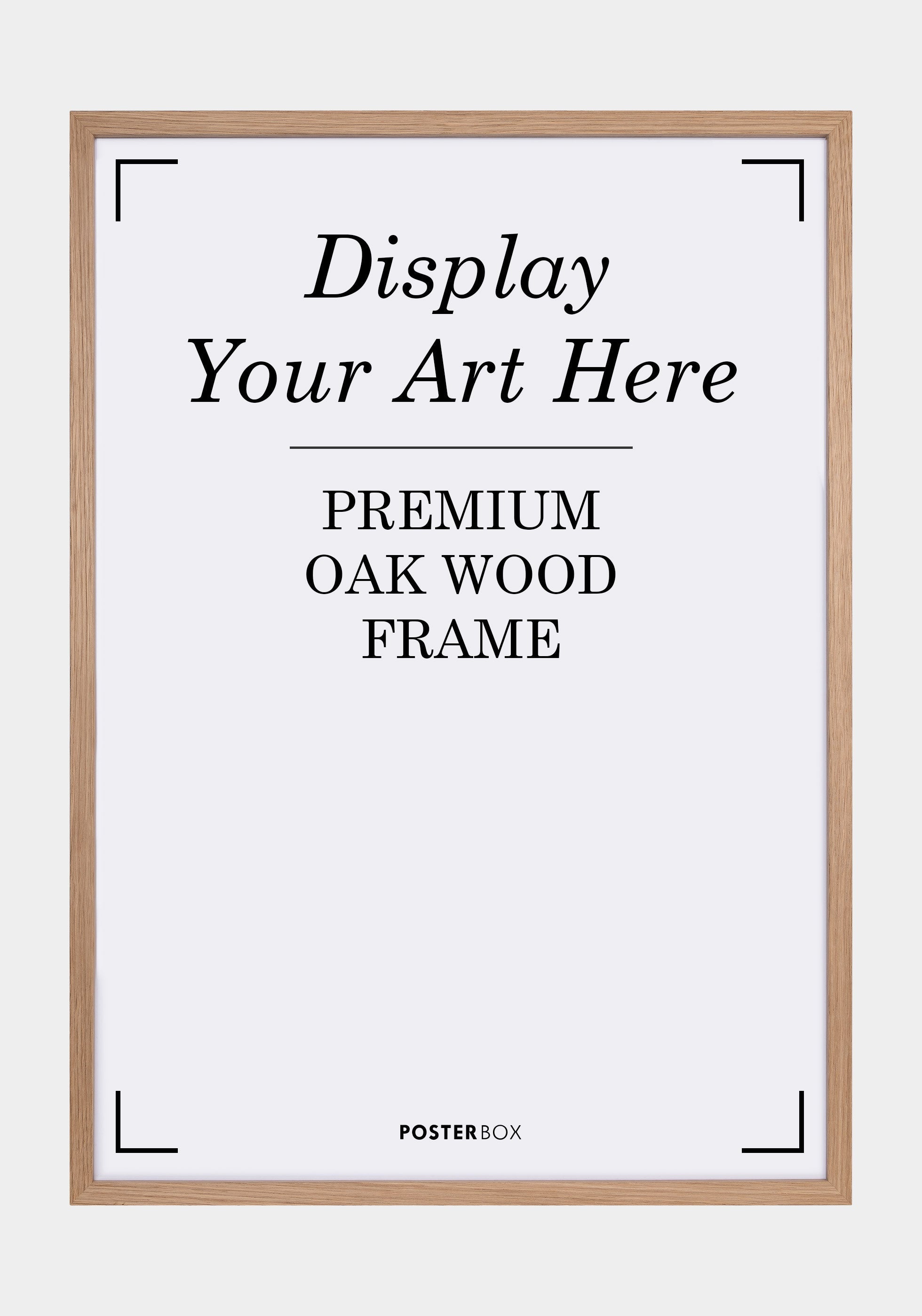 Premium Wood frame Nielsen Oak - Posterbox