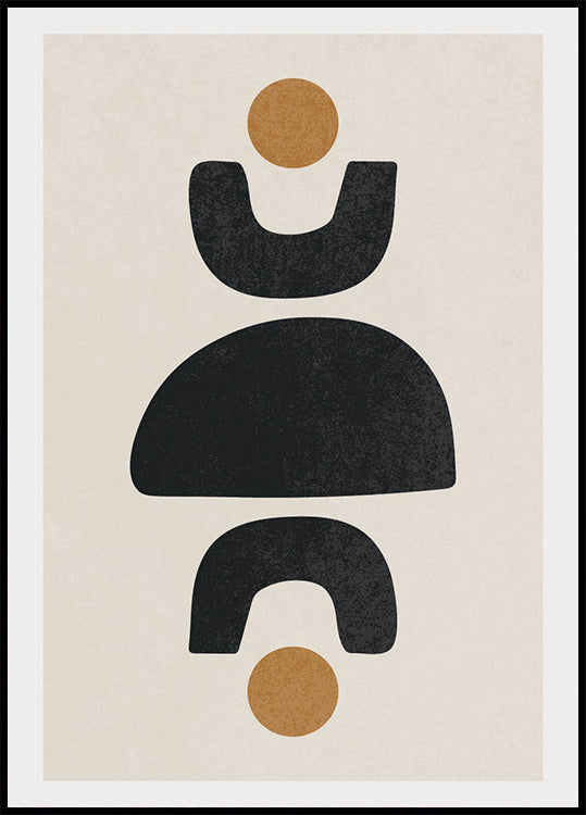 Abstract Forms Balance, Geometric Plakat - Posterbox